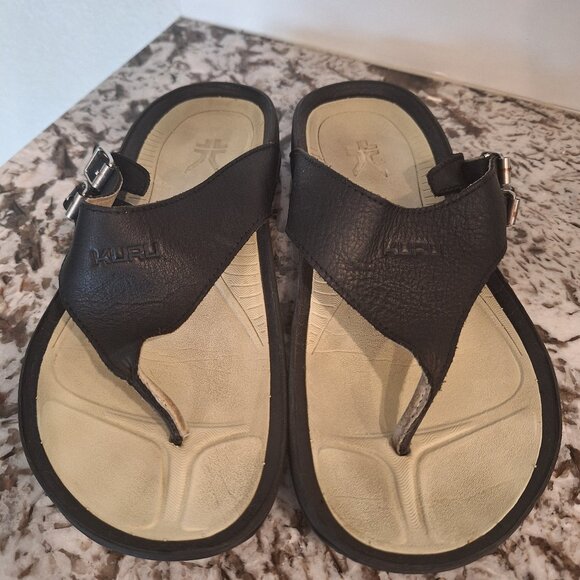 KURU Kala Sandals Flip Flops Women Size 8 Comfort Slides - Picture 1 of 7